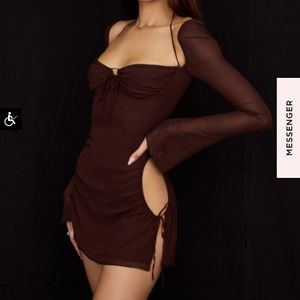 House of CB ‘Baby’ in size XS with bigger cup in Chocolate Brown